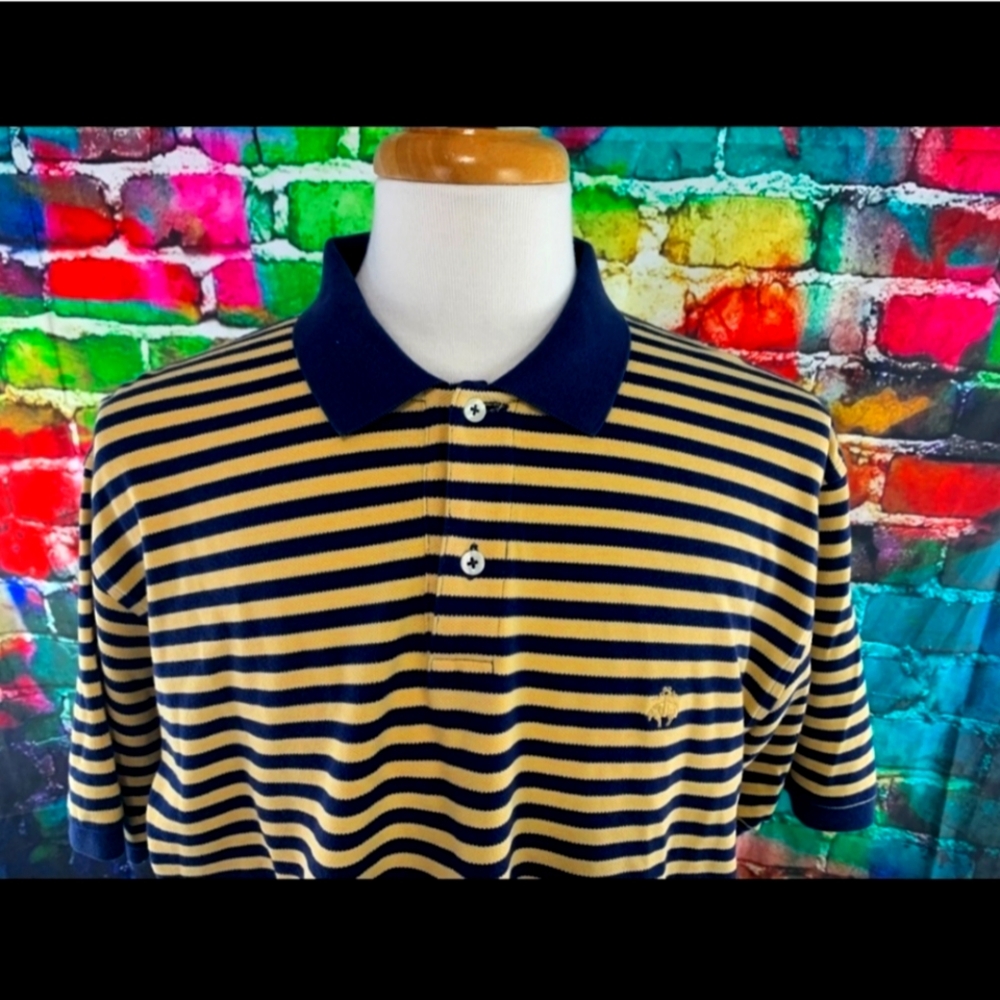 𝅺Brooks Brothers Golden Fleece with Logo polo XL